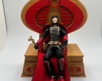 GI Joe Cobra Throne Gold Classified 1:12 Scale 3D Printed
