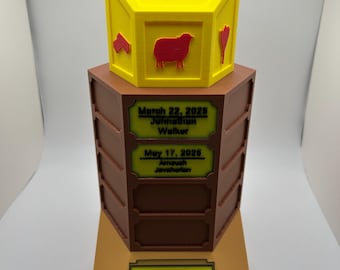 Catan - Lord of Catan Champions Trophy - 3D Printed with Plaque Space