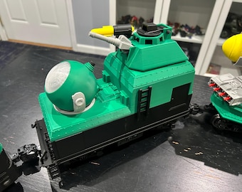 GI Joe Unproduced Train 1:18 Scale 3D Print - Car B Only