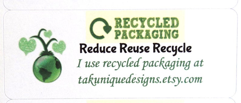 30 Reduce Reuse Recycle Labels Personalized for Your Shop - Etsy