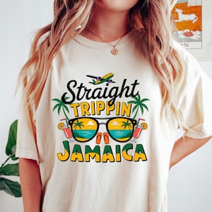 Vacation Jamaica Shirt, Straight Trippin T Shirt, Straight Trippin Jamaica Shirt, Jamaica Girls Trip Tee, Jamaica Birthday Gift, Family Trip