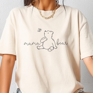 Retro Mama Est Shirt, Mama Bear Shirt, Mothers Day Gift, Mom Crewneck, Personalized Mama Bear Sweatshirt, Mothers Day Shirt, New Mom Shirt