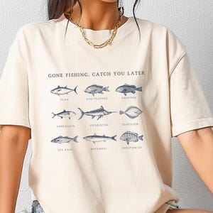 Cute Fishing T-shirt, Gone Fishing Toddler Shirt, Summer Fishing Kids Gift, Cute Nature Lover Sweatshirt, Fisherman Crewneck