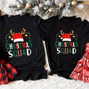 Christmas Squad Shirt: Family Crew Matching Group Tee