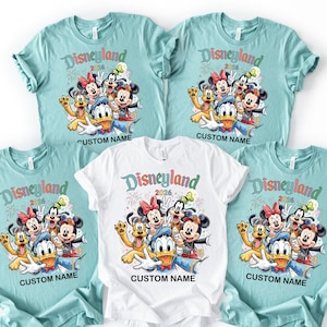 Disneyland 2026 personlig skjorta, Disneyland t-shirts, Disney semester t-shirts, Disney parkläder, Disney kläder, Disney 2026 familjetoppar bild 1