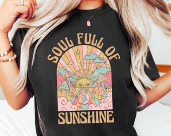 Soul Full Of Sunshine T-Shirt: Retro Boho Summer Tee