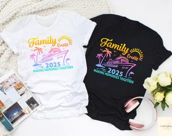 Family Cruise 2025 Shirt, Personalized Family Cruise 2025 Shirt, 2025 Custom Family Cruise Tee, Matching Family Cruise Gift, Cruise Shirt