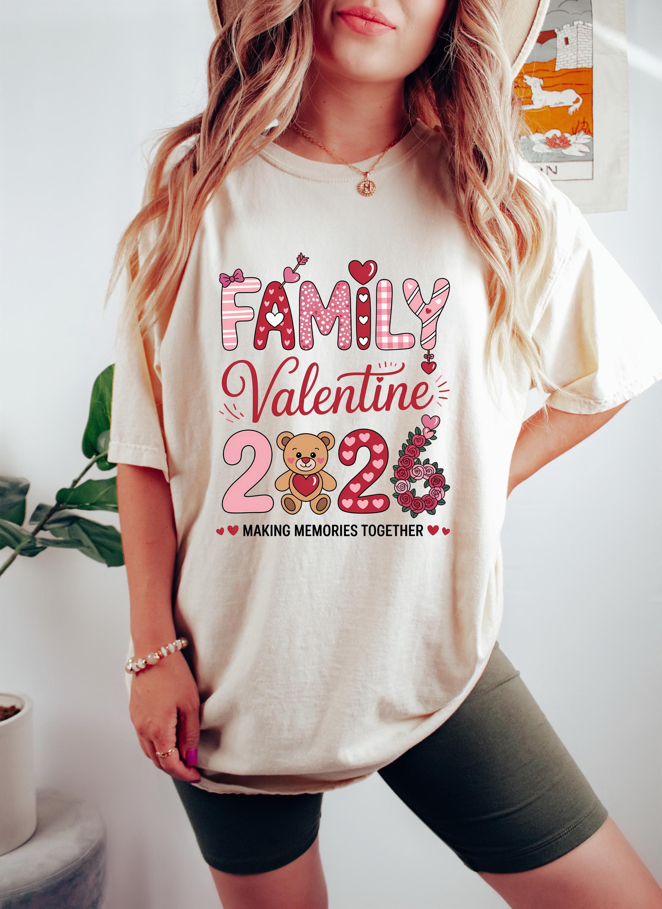 Family Valentine 2026 Matching Shirts, Custom Holiday Group Gift
