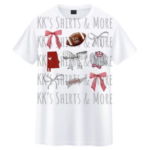 Futebol Americano do Alabama Roll Tide And Bow Digital Download PNG
