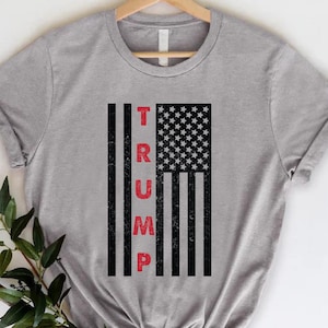 American Flag Trump Shirt: Patriotic Republican Gift