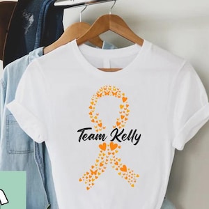 Custom Leukemia Awareness Shirt: Ribbon Warrior Support Tee