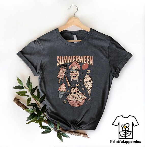 Summerween T-Shirt: Spooky Halloween in July Beach Tee