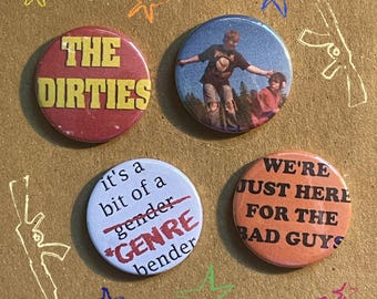 The Dirties (2013) 25mm pinback button badge set