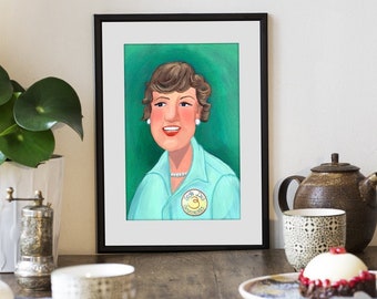 Julia Child portrait - various sizes