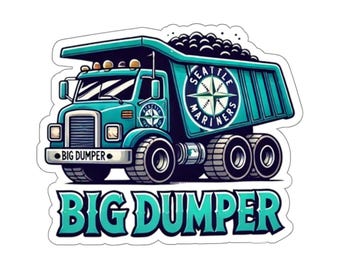Cal Raleigh Big Dumper Sticker - Perfect for Mariners Fans, Unique Decal for Water Bottles, Laptops, Car Bumpers, Gift for Baseball Lovers