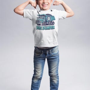 Big Dumper Kid&#39;s T-Shirt - Mariners Themed, Perfect for Young Baseball Fans, Fun & Playful Design, Comfortable Casual Wear, Unique Gift