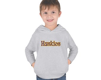 Huskies Toddler Hoodie, Purple & Gold UW Game Day Sweatshirt for Little Fans, Cozy Fall Gear for Washington Husky Supporters
