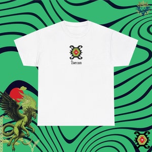 Ivecan the Griffin Unisex Premium Cotton Tee | Dragon Mythology Custom T-shirt | Aesthetic Sweatshirt | Valentine Shirt | Stylish Green Gift