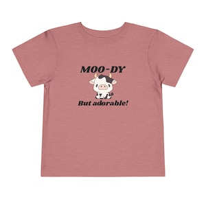 Moo-Dy Cow Shirt, Funny Cow Shirt, Western Toddler Shirt, Country Clothes, Toddler Cow Print, Country Kid Clothes, Farm Animal Shirt, Farm T
