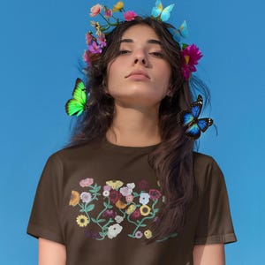 Piano Flowers Shirt, Surprise Song Flowers, Subtle Taylor Shirt, Swift Fan Merch, Eras Shirt, Vintage Floral Tee, Concert Memorabilia