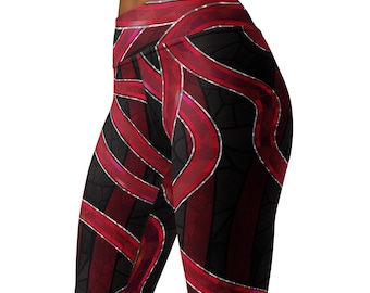 Rep Inspired Yoga Pants – Eras Snake Print Bodysuit, High Waist Workout Leggings, Subtle Swift Merch, Taylor Inspired Apparel