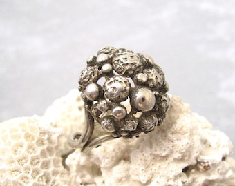 Kollmar Jourdan Sterling Silver Modernist  Ring