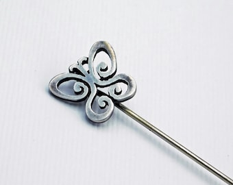 Retired James Avery Sterling Butterfly Stickpin