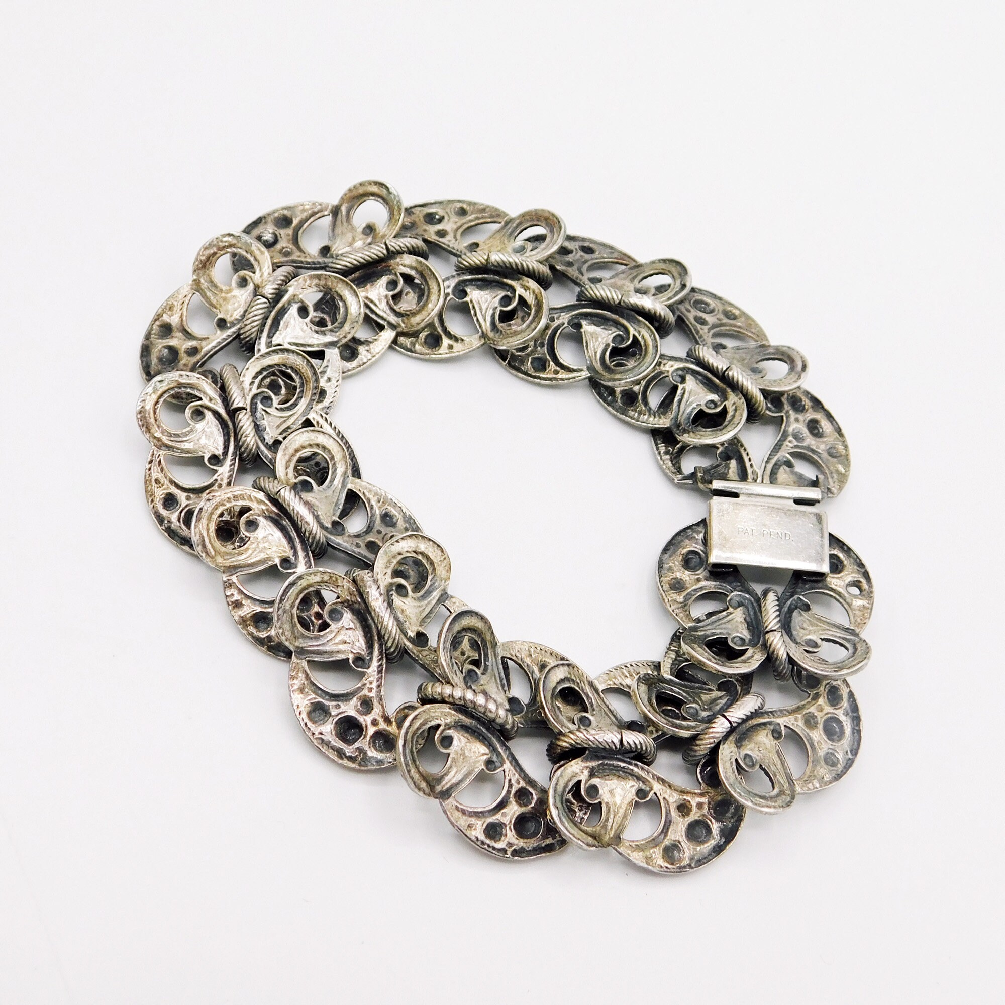 Wide Napier Bracelet, Vintage Napier Jewelry, Mid Century