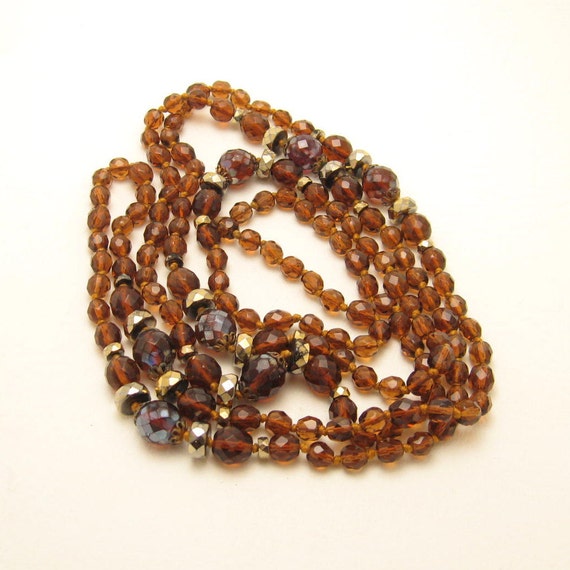Long Art Deco Necklace, Vintage Flapper Jewelry, … - image 4