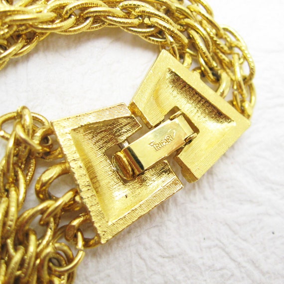 Long Chain Multi Strand Necklace Trifari Jewelry - image 3