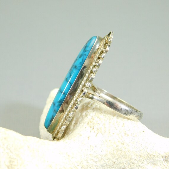 Vintage Sterling Ring, Long Sterling Ring, Southw… - image 3