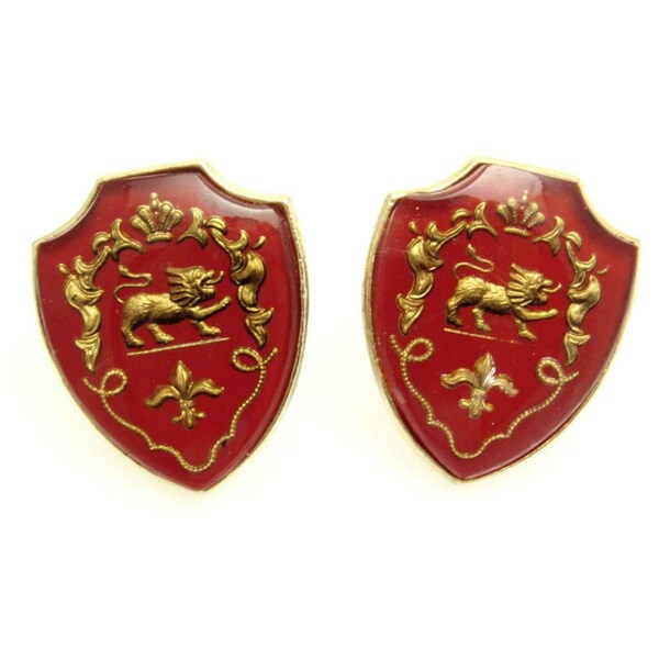 Shield Cufflinks Etsy