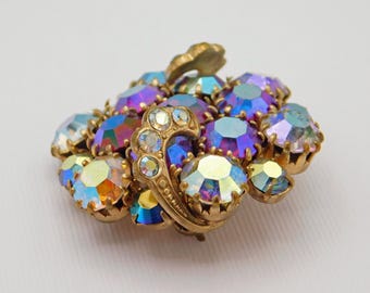Vintage Fifties Rhinestone Brooch