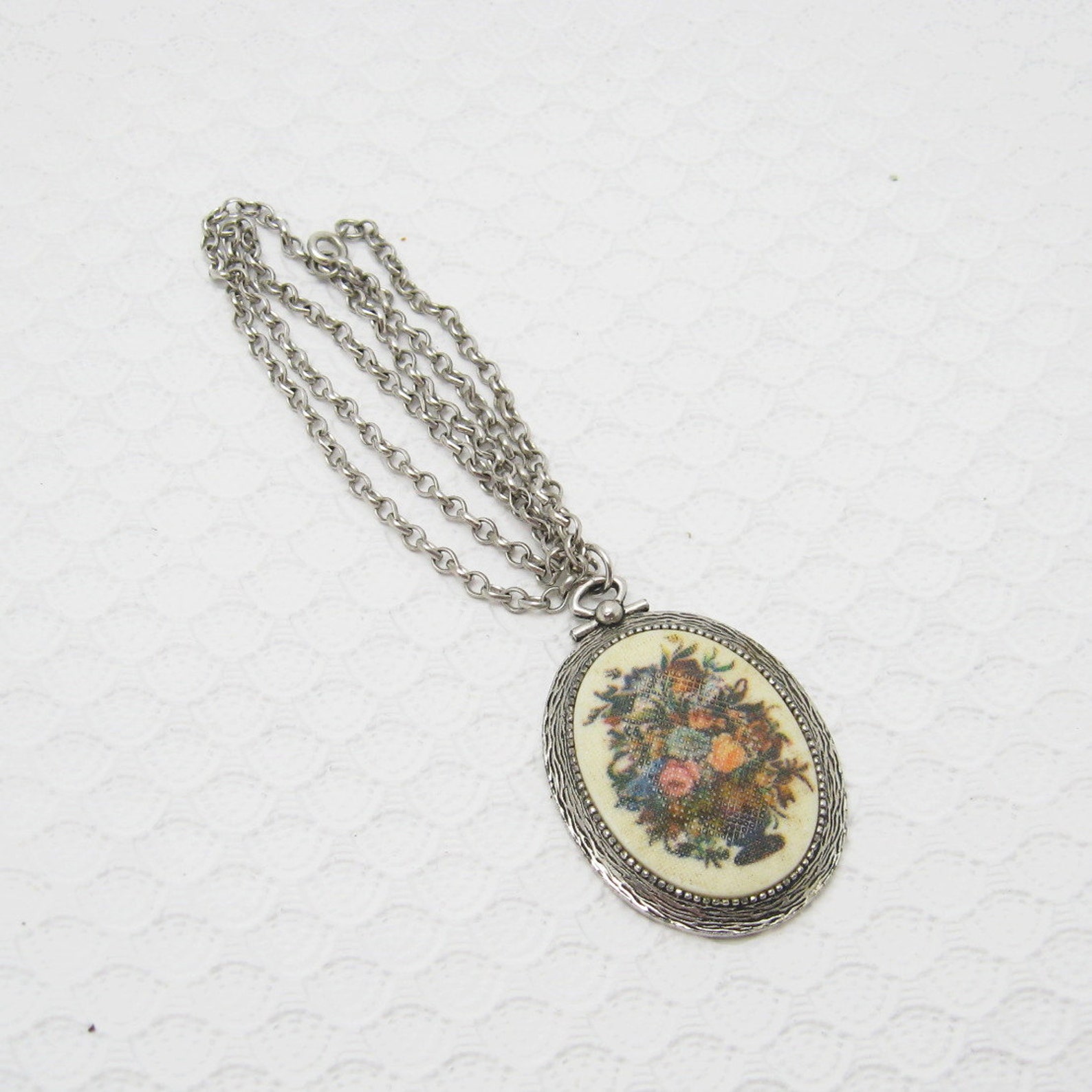 Flower Pendant Necklace. Vintage Coventry Jewelry Flower Etsy