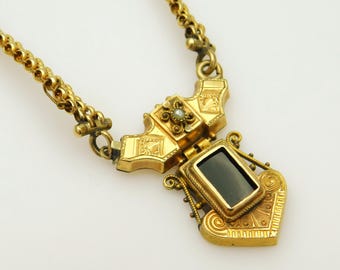 Antique Victorian Pendant Necklace