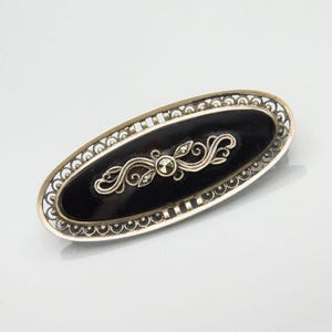 Vintage 800 Silver Marcasite Brooch