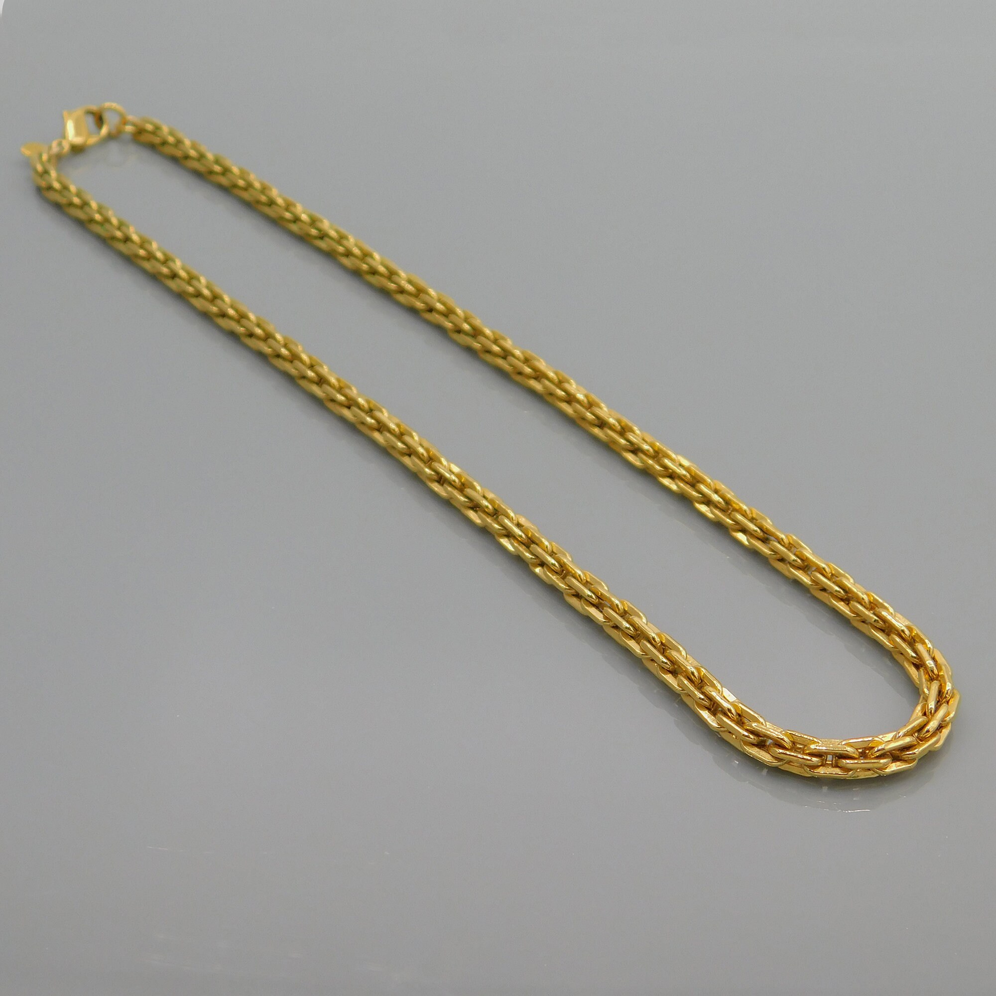 Heavy Gold Chain Monet Chain Necklace 