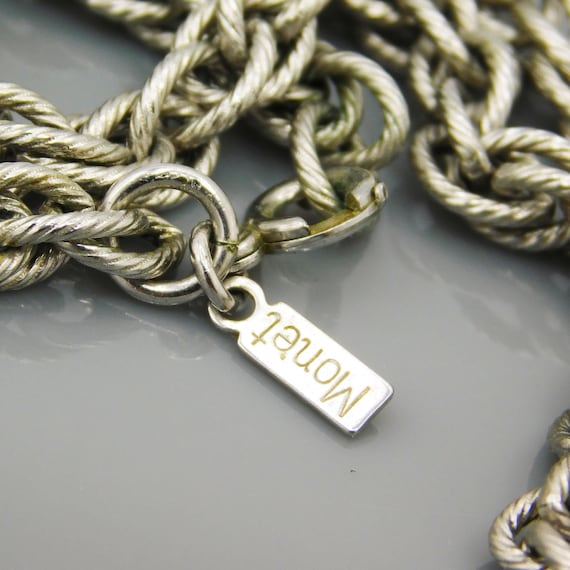 Heavy Rope Chain, Monet Rope Chain Necklace, Vint… - image 5