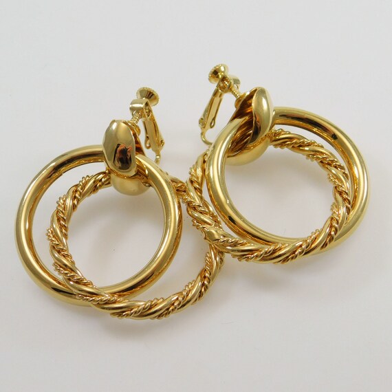 napier hoop earrings