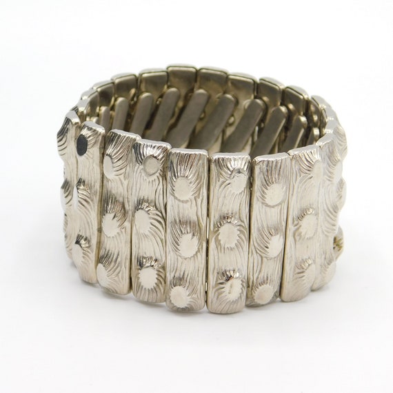 Wide Expansion Bracelet, Vintage Expansion Bracel… - image 3