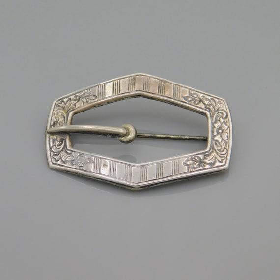 The Bellevue - Victorian Old Cut Diamond Sapphire 18k Gold Belt Buckle -  SOHOJEWELERS