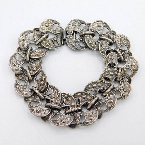Wide Napier Bracelet Vintage Napier Bracelet Napier Jewelry