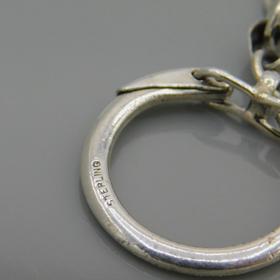 Vintage James Avery Keychain, Avery Sterling Chi Rho … Gem