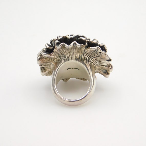 Huge Sterling Mum Ring, Statement Ring, Precious … - image 3