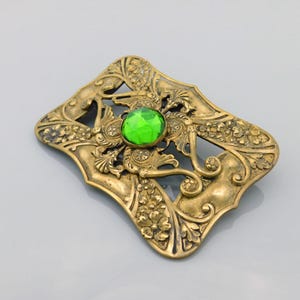 Art Nouveau Sash Brooch, Antique Sash Brooch