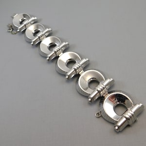 Monet Etruscan Revival Bracelet, Big Vintage Bracelet