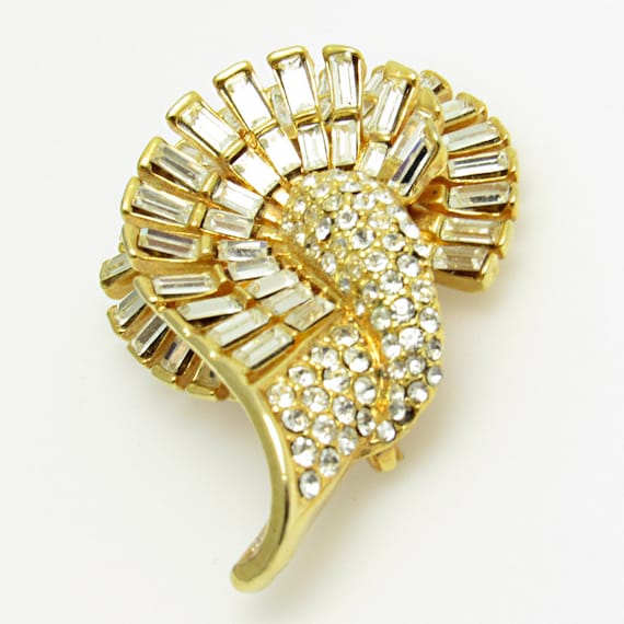 D'orlan Rhinestone Brooch Vintage Jewelry - Etsy