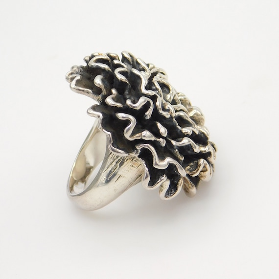 Huge Sterling Mum Ring, Statement Ring, Precious … - image 2