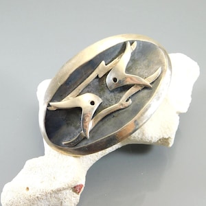 Sterling Taxco Modernist Brooch, Modernist Jewelry