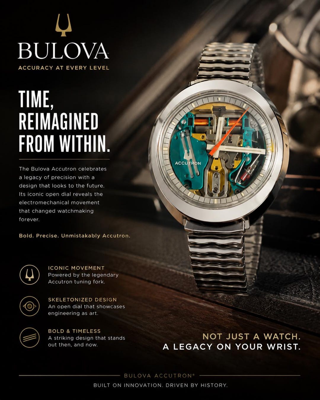Bulova Accutron Spaceview Tuning Fork - Etsy